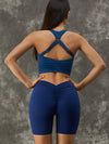 ZASUWA Female Deep V-Back Scrunch Bum Leggings