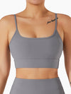 ZASUWA Female Ribbed Adjustble Strape Sports Bras
