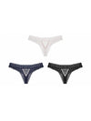ZASUWA Female Unique Leaf Shape Lace Hollow Out Panties