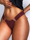 ZASUWA Female V Letter Solid Color Underwear