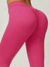 ZASUWA Female Scrunch Bum Deep V Back Leggings
