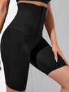ZASUWA Female Solid Color Sweating Corset Spandex Gym Booty Shorts