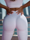 🖤ZASUWA Female Extra Sexy Push-Up "Juicy White" Leggings
