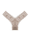 ZASUWA Female V-shape Wasited Flower Lace T-back Panties