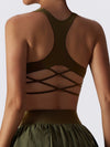 ZASUWA Female Pleated 2 In 1 Cross Back Tennis Skirts Suits