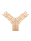 ZASUWA Female V-shape Wasited Flower Lace T-back Panties