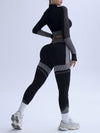 ZASUWA Female Quick-Dry Ribbed Zipper  Hip-lift Tracksuit