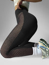 ZASUWA Female Breathable Side Net Hip-lift Leggings