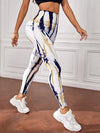 ZASUWA Female Hot Tie-dye Quick Dry Leggings