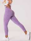 ZASUWA Female Leopard Print Scrunch Bum Seamless Leggings