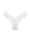 ZASUWA Female V-shape Wasited Flower Lace T-back Panties