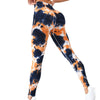 ZASUWA Female Hot Tie-dye Quick Dry Hip-lift Leggings
