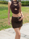 ZASUWA Female Hollow Out Quick Dry Tanks