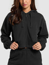 ZASUWA Female Zipper Casual Hoodie