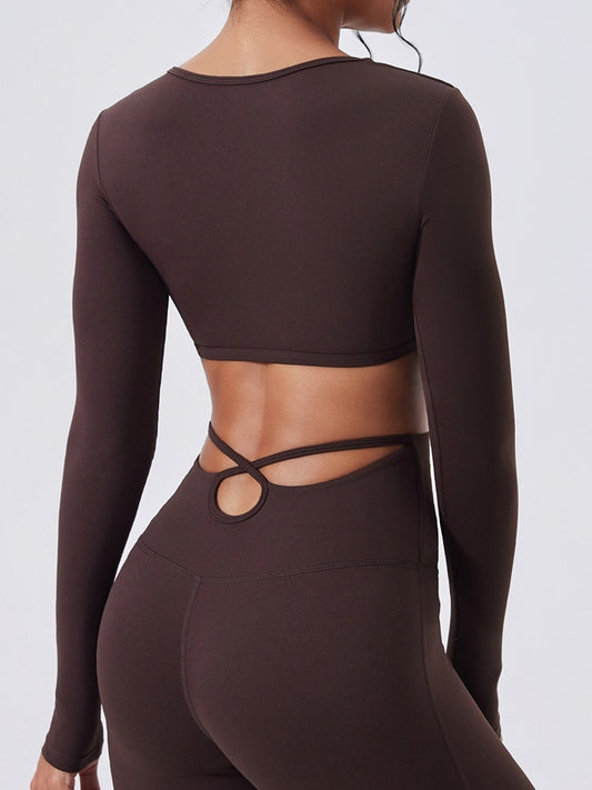 ZASUWA Female Hollow Out Long Sleeves