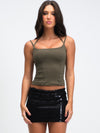 ZASUWA Female Solid Color Backless Tank
