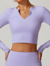 ZASUWA Female Sexy V Collar Long Sleeves