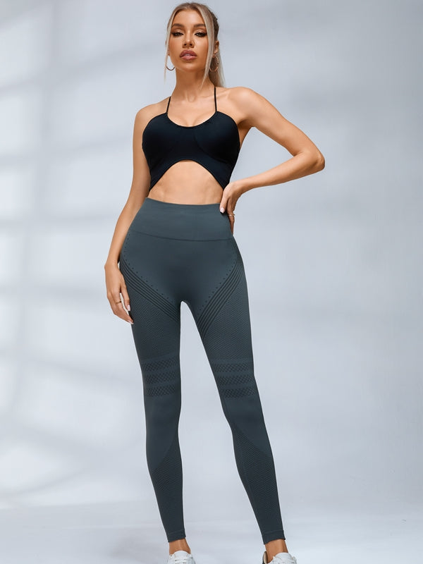 Stripes High-waisted Yoga Leggings