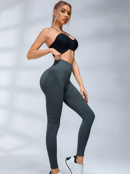 Stripes High-waisted Yoga Leggings