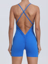 ZASUWA Female Cross Back Scrunch Bum Romper
