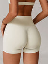 ZASUWA Female Solid Color Push Up Design Booty Shorts
