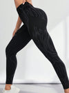 ZASUWA Female Natural Texture Seamless Scrunch Bum Leggings