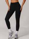 ZASUWA Female Seamless Solid Color Elastic Tight Push Up Design Leggings