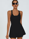 ZASUWA Female Cross Back Quick Dry Tennis Dress