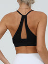 ZASUWA Female U Collar Hollow Out Beautify Back Sports Bras