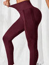 ZASUWA Female Hip-lift Seamless High-waisted Elastic tight Leggings