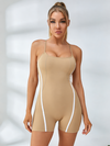 Gestreifter kurzer Overall