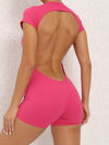 ZASUWA Female Backless Scrunch Bum Romper