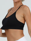 ZASUWA Female U Collar Hollow Out Beautify Back Sports Bras