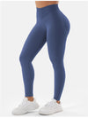 ZASUWA Female High-waisted Seamless Elastic Tight Quick Dry Hip-lift Leggings