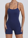 ZASUWA Female Cross Back Scrunch Bum Romper