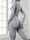 ZASUWA Female Denim Scrunch Bum Thumbhole Tracksuit