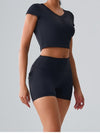 ZASUWA Female Unique Cut Out Pocket Scrunch Bum Sportswear