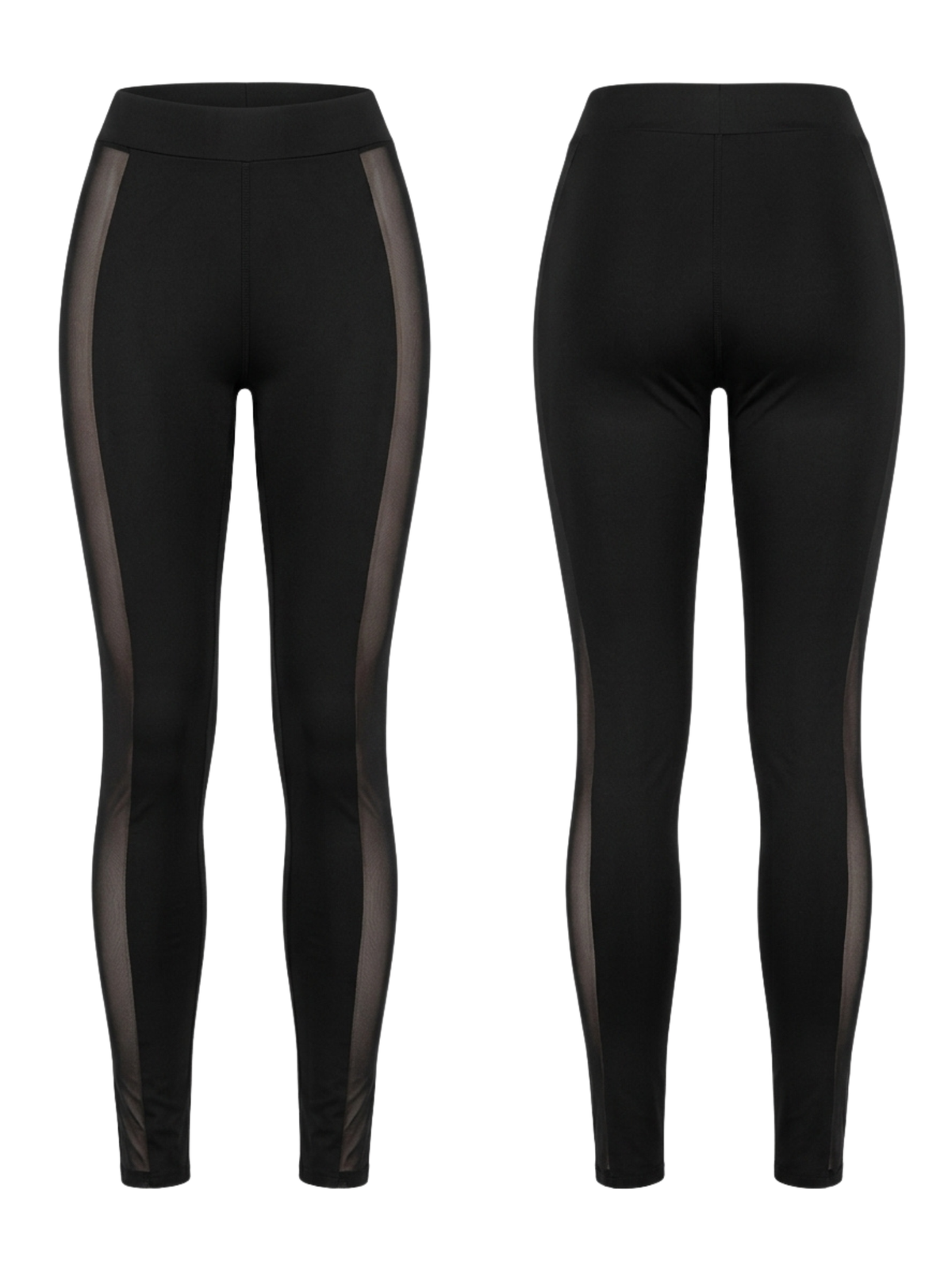 Sexy transparente Mesh Nahtlose Leggings
