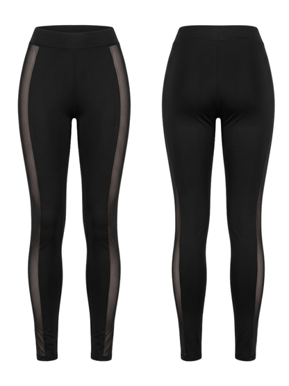 Sexy transparente Mesh Nahtlose Leggings