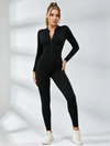 Backless Zipper Hollow Out Scrunch Bum Jumpsuit