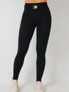 ZASUWA Female High-waisted Adjustable Strap Solid Color Elastic Tight Basic Yoga Leggings