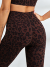 Leggings mit Leopardenmuster aus Fleece