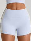 ZASUWA Female Contrast Color Push Up Design Quick Dry Booty Shorts
