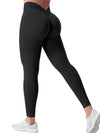 ZASUWA Female Seamless Solid Color V-shaped Waist Leggings