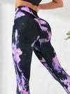 ZASUWA Female Push Up Design Colorful Hot Tie-dye Quick Dry Leggings