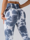 ZASUWA Female Hot Tie-dye Quick Dry Hip-lift Leggings