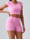 ZASUWA Female Unique Cut Out Pocket Scrunch Bum Sportswear