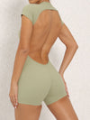 ZASUWA Female Backless Scrunch Bum Romper