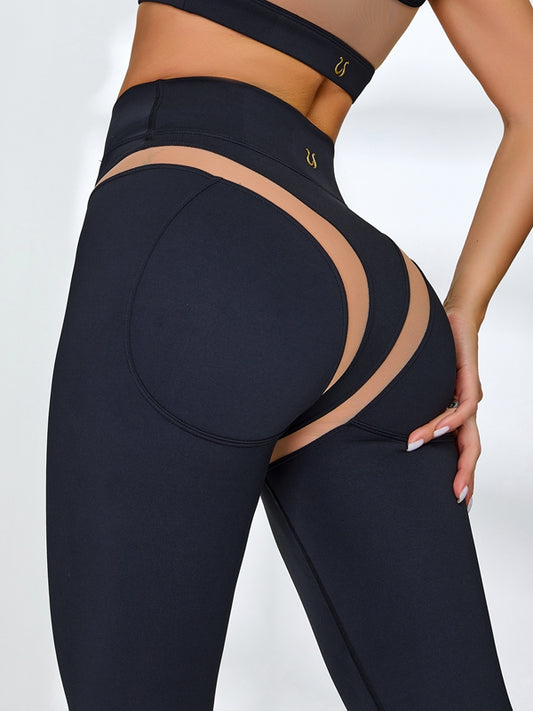 ❤ZASUWA Female Super Sexy Unique Mesh Hip-lift Leggings