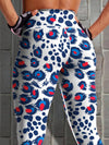 ZASUWA Female Leopard Print High-rise Leggings